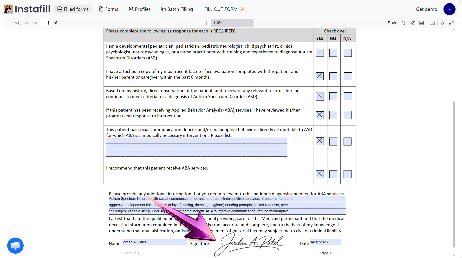 How to e-Sign PDF documents with AI form filler