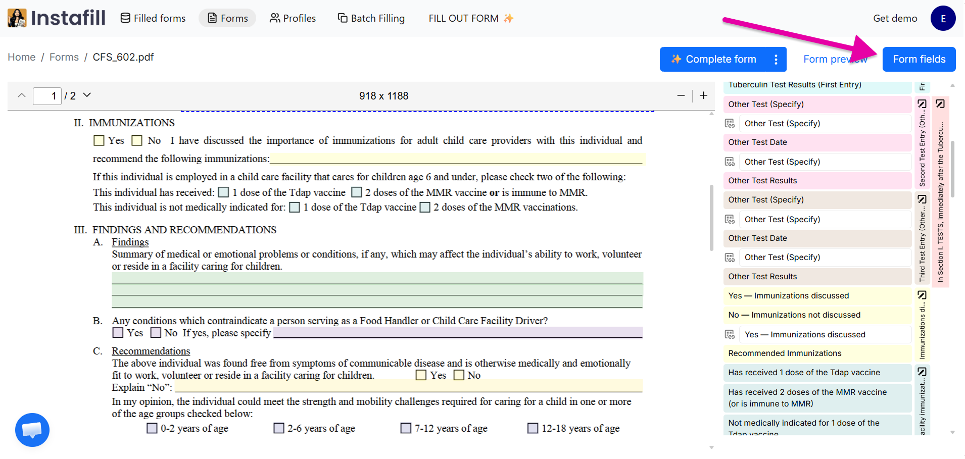 Formfill Intuitive Introducing Examples: Instafill.ai can replicate your voice – Instafill ...